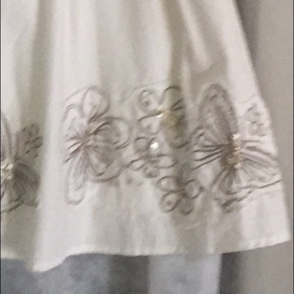 ⭐️HOST PICK⭐️NWT White cotton flared summer skirt - Picture 5 of 6